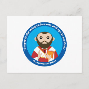 Carte Postale Saint-Ambrose de Milan