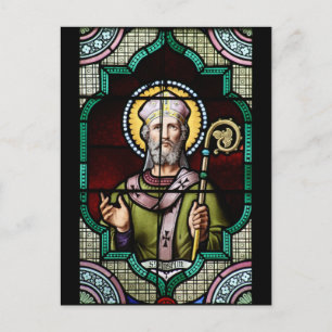 Carte Postale Saint Anselm de Canterbury Art en verre tendu