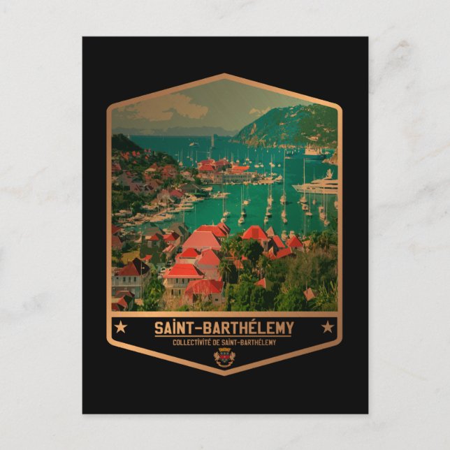 Carte Postale Saint Barthélemy (Devant)