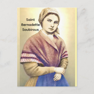 Carte Postale Saint Bernadette Soubirous