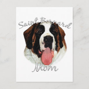 Carte Postale Saint Bernard (brut) Maman 2