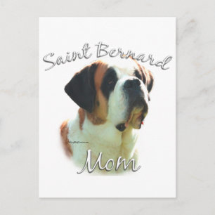 Carte Postale Saint Bernard (lisse) Maman 2