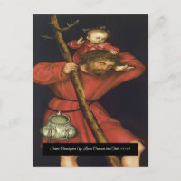 Saint Christopher avec le Christ enfant
