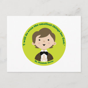 Carte Postale Saint Dominic Savio