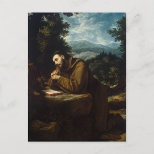 Carte Postale Saint François d'Assise par Cigoli