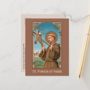 Carte Postale Saint François d'Assise, Pater Seraphicus (SAU 040