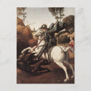 Carte Postale Saint-George et le Dragon