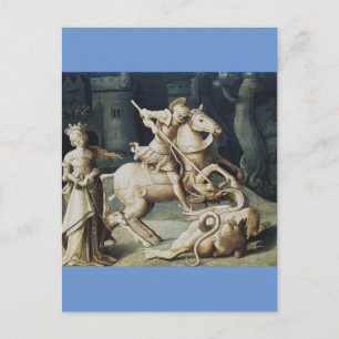 Carte Postale Saint George et le Dragon 