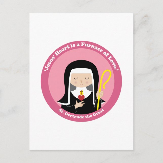 Carte Postale Saint Gertrude le Grand (Devant)