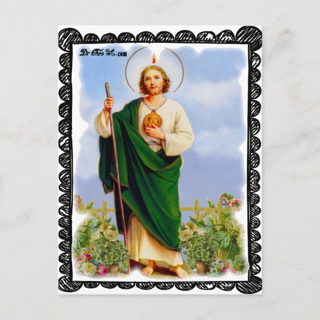 CARTE POSTALE SAINT JUDE CATHOLIQUE 01 PRODUITS PERSONNALISABLES (Devant)