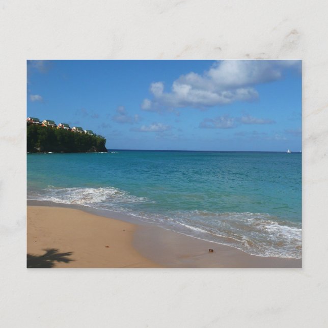 Carte Postale Saint Lucia Beach Paysage tropical (Devant)