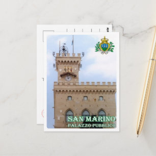 Carte Postale Saint-Marin - Bâtiment public -