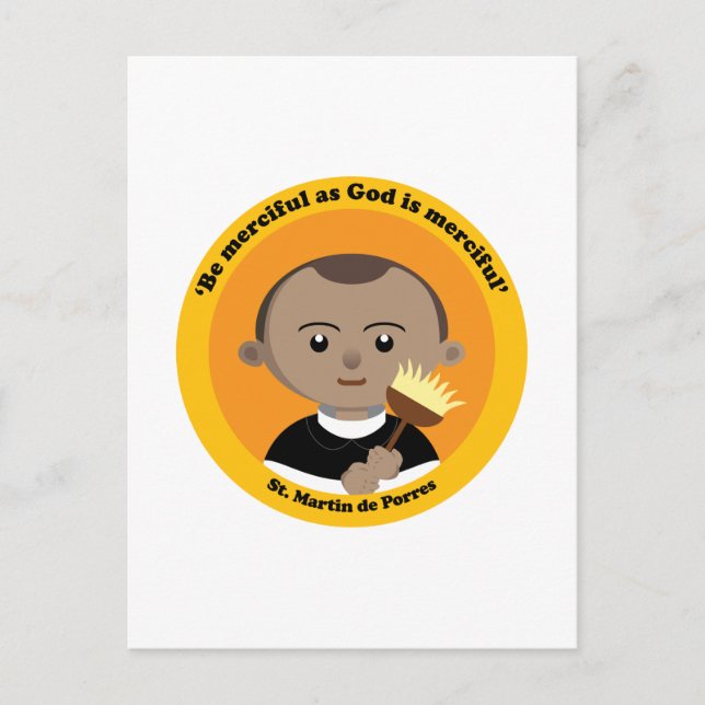 Carte Postale Saint Martin de Porres (Devant)