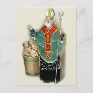 Carte Postale Saint Nicolas Secourt des enfants