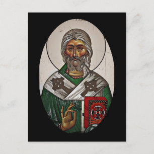 Carte Postale Saint Patrick avec la Sainte Écriture