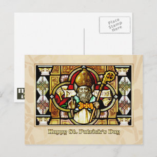 Carte Postale Saint Patrick's Day Bénédictions religieuses