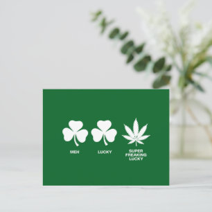 Carte Postale Saint Patricks Funny Party pour les gars