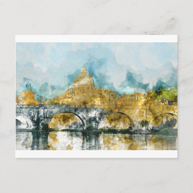 Carte Postale Saint Pierre dans la Cité du Vatican Rome Italie (Devant)