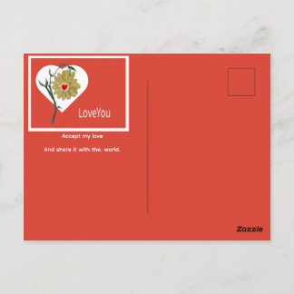 Carte Postale Saint-Valentin Chaque Jour AmourVous Sentiment 