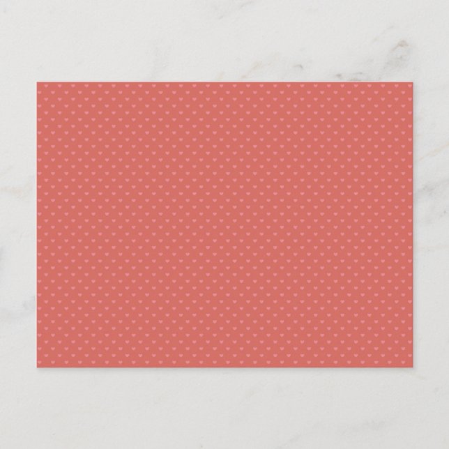 Carte Postale Saint Valentin Mini Coeurs (Devant)