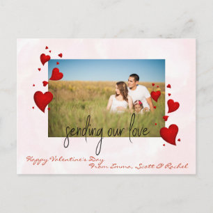 Carte Postale Saint Valentin Modèle photo Envoi de notre amour