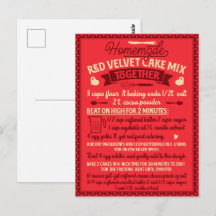 Saint Valentin Recette de gâteau de Velours Rouge 