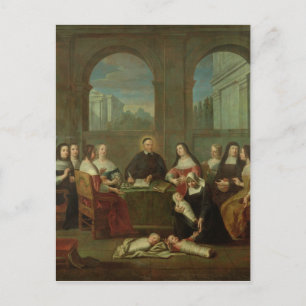 Carte Postale Saint Vincent de Paul et les Soeurs de la Charité