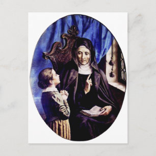 Carte Postale Sainte Angèle Merici Patronne des Éducateurs et