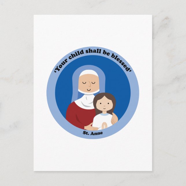 Carte Postale Sainte-Anne (Devant)