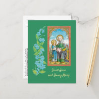 Sainte-Anne néogothique et Marie jeune (SAU 29)