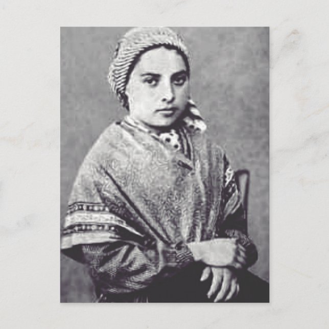 Carte Postale Sainte Bernadette Soubirous (Devant)
