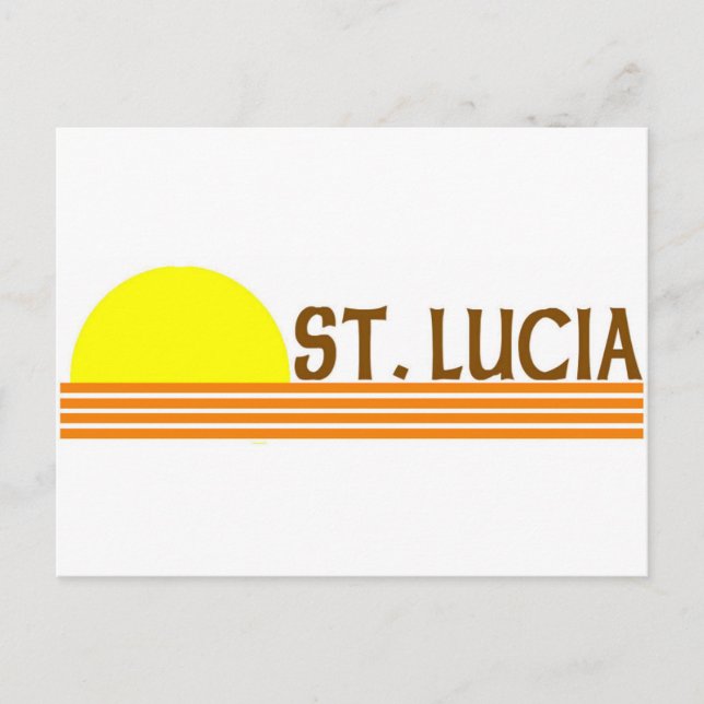 Carte Postale Sainte-Lucie (Devant)