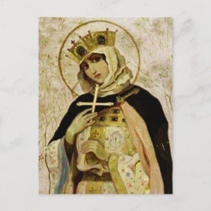 Carte Postale «Sainte Olga» par Mikhaïl Nesterov