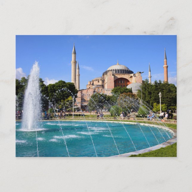 Carte Postale Sainte-Sophie à Istanbul (Devant)