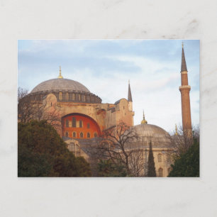 Carte Postale Sainte-Sophie inaugurée par l'Empire byzantin