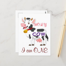 Carte Postale Sainte vache Je suis un enfant