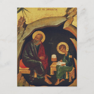 Carte Postale Saints Jean l'Évangéliste et Prochoros Orthodoxes