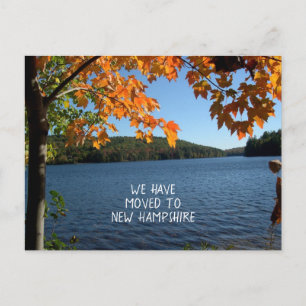 Carte Postale Saison Automne Lac Voir Nouveau Adresse Faire-part