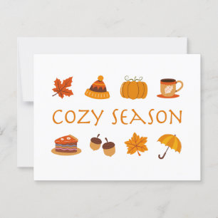 Carte Postale Saison cosy