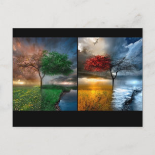 Carte Postale Saisons