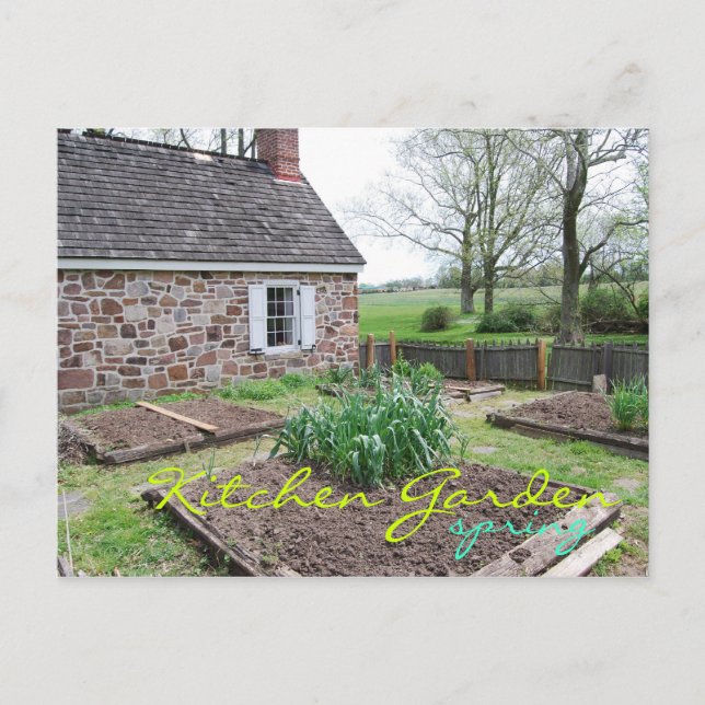 Carte Postale Saisons 1 : Ressort du jardin de cuisine (Devant)