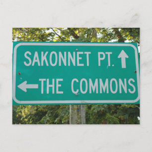 Carte Postale Sakonnet Point, The Commons, Little Compton, RI