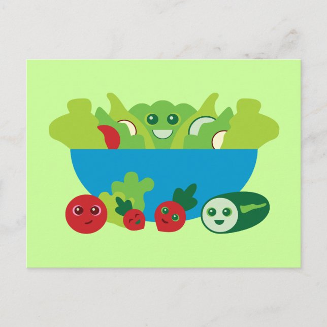 Carte Postale Salade (Devant)