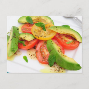 Carte Postale Salade Avocado