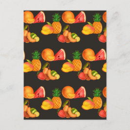 Carte Postale Salade colorée de fruits d'été