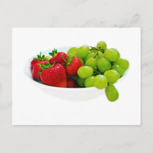 Carte Postale Salade de fruits saine Destin Cadeaux de destinati