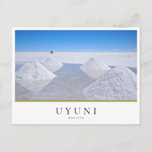 Carte Postale Salar d'Uyuni en Bolivie