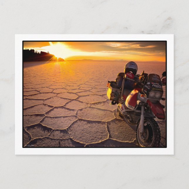 Carte postale Salar Sunset (Devant)