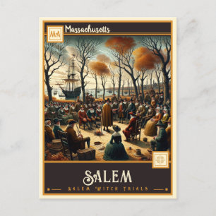 Carte Postale Salem, Massachusetts   VINTAGE