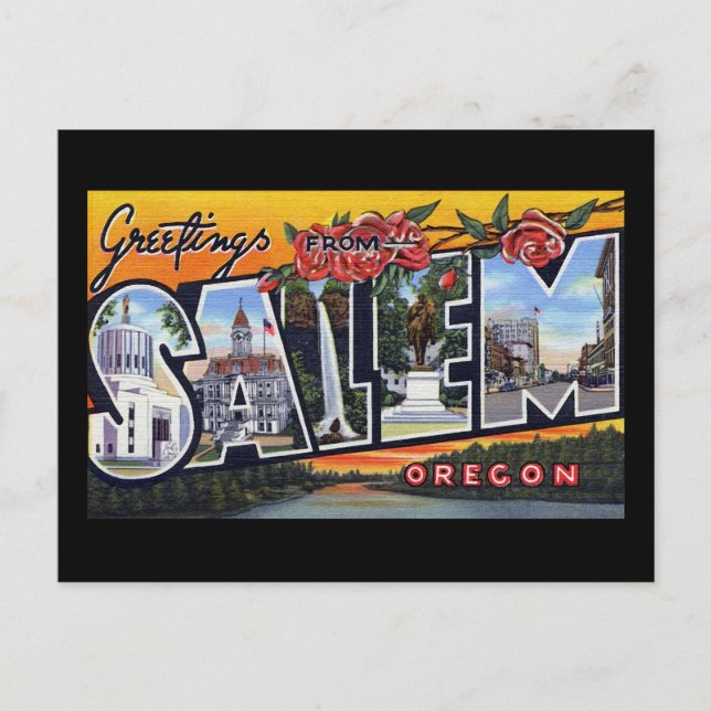 Carte Postale Salem Oregon (Devant)